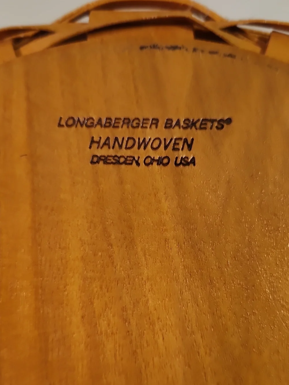 Longaberger Collectors Club Harmony  No. 1 Basket